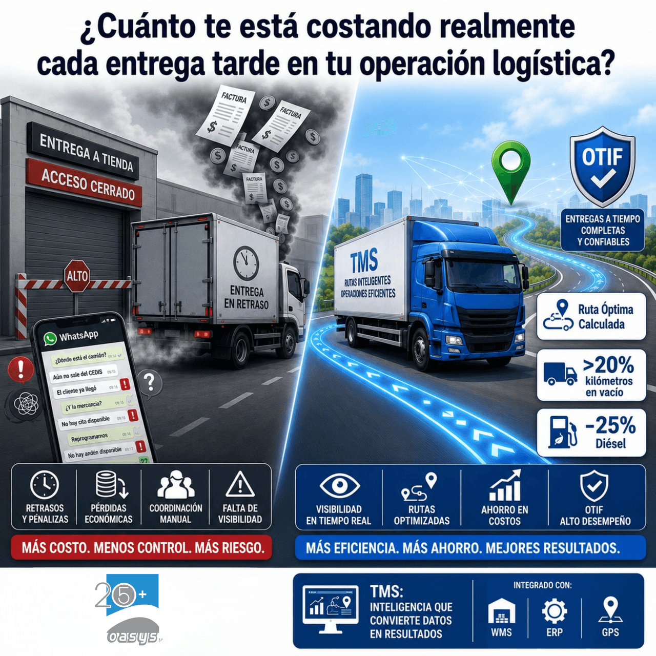 ¿Cuánto te está costando realmente cada entrega tarde en tu operación logística?