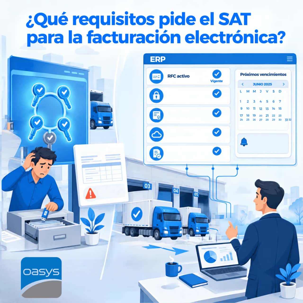 ¿Qué requisitos pide el SAT para la facturación electrónica?