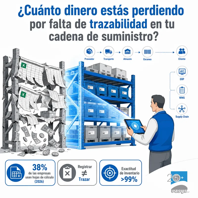 ¿Cuánto dinero está perdiendo tu empresa por falta de trazabilidad en la cadena de suministro?