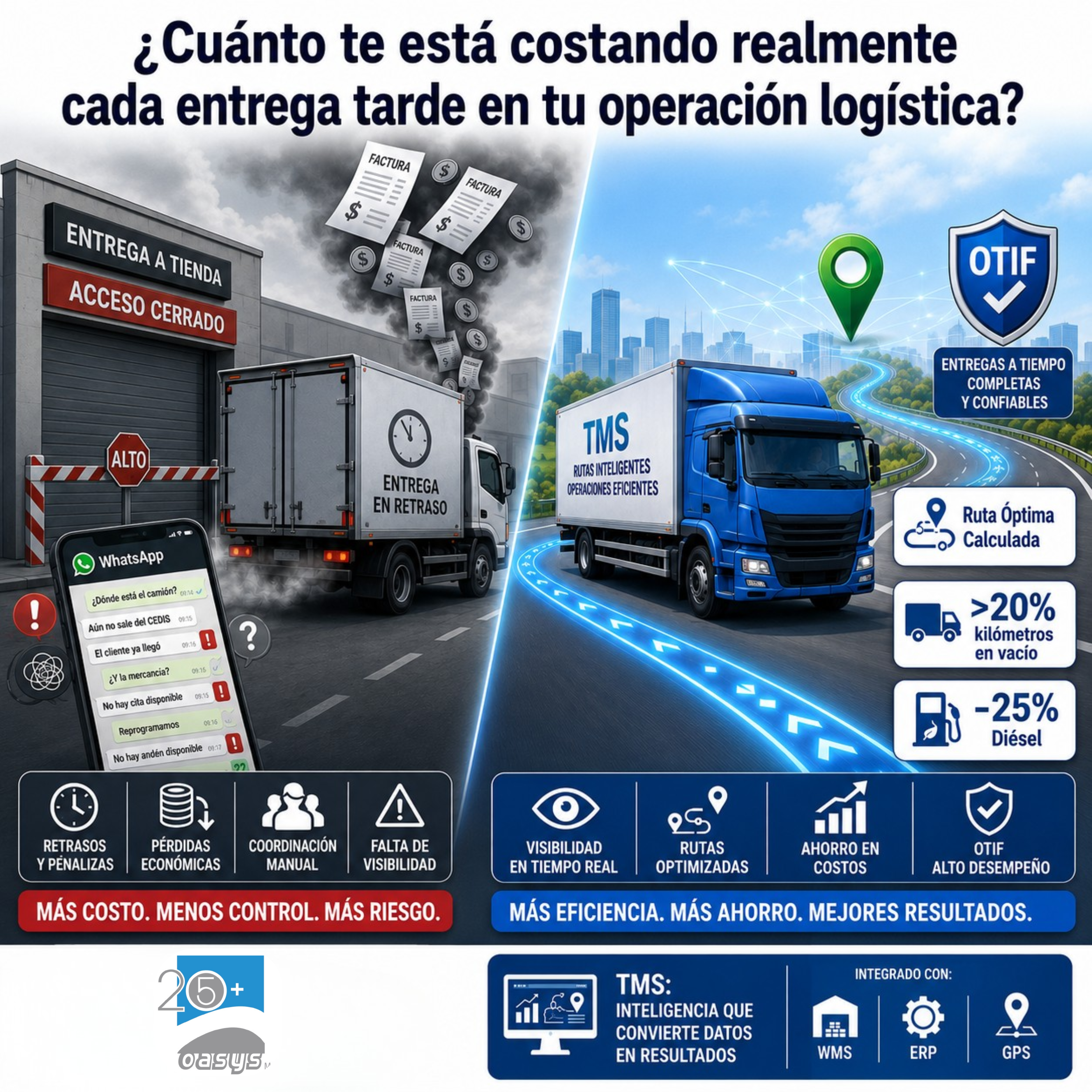 ¿Cuánto te está costando realmente cada entrega tarde en tu operación logística?