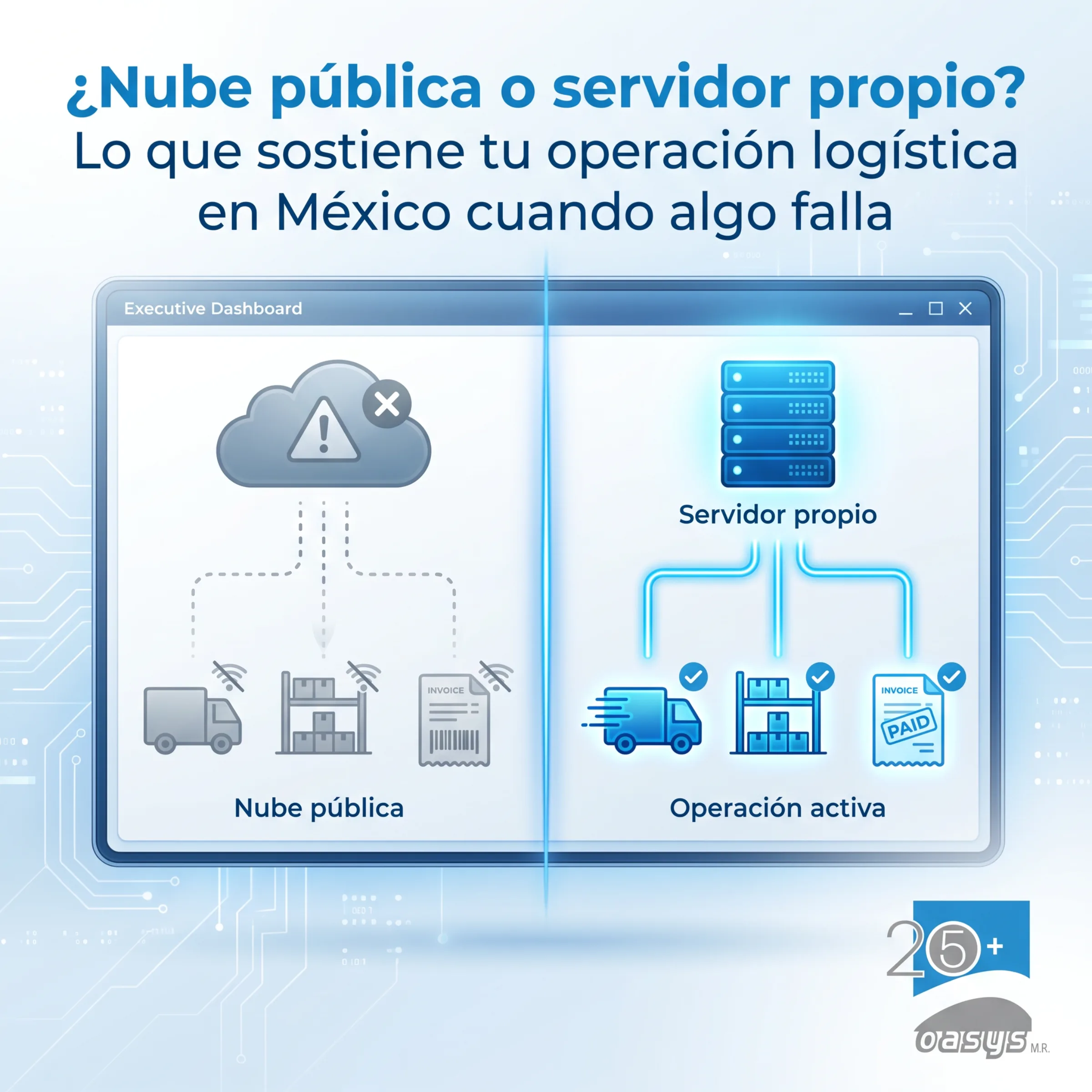 Public Cloud or On-Premise Server? What Sustains Your Logistics Operation in Mexico When Something Fails
