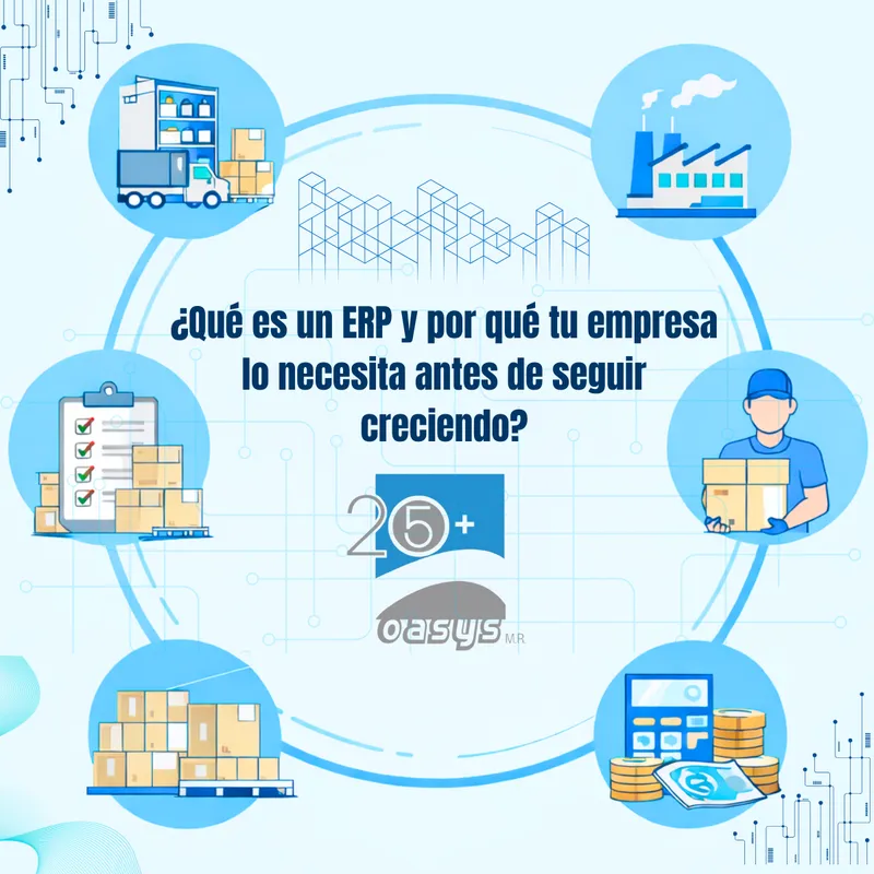 ¿Qué es un ERP y por qué tu empresa lo necesita antes de seguir creciendo?