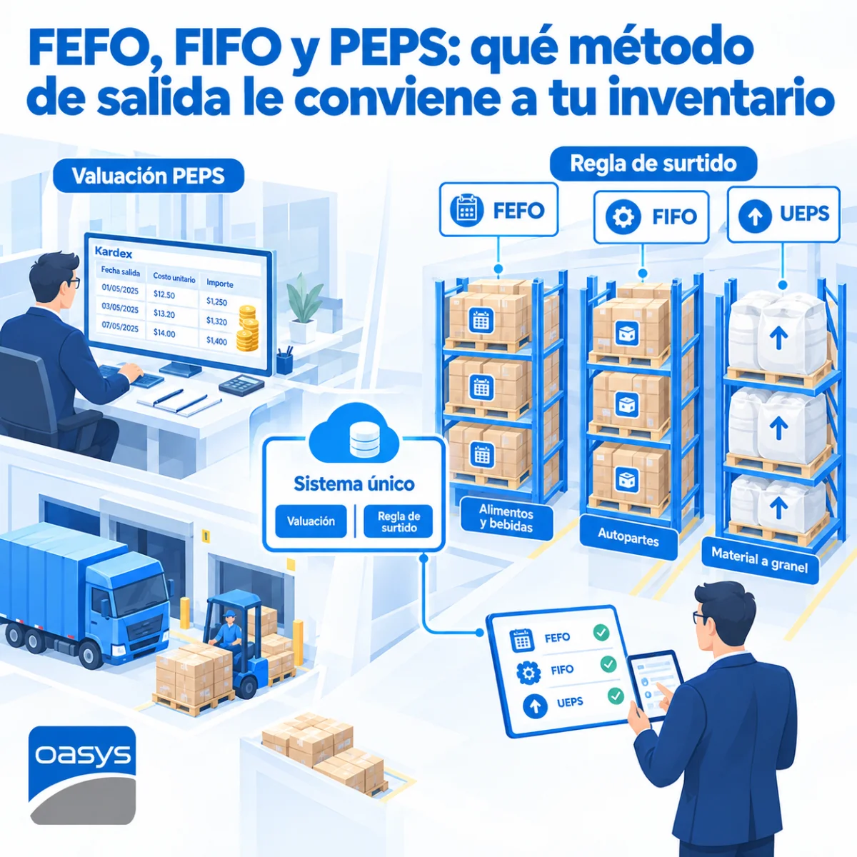 FEFO, FIFO y PEPS: qué método de salida le conviene a tu inventario