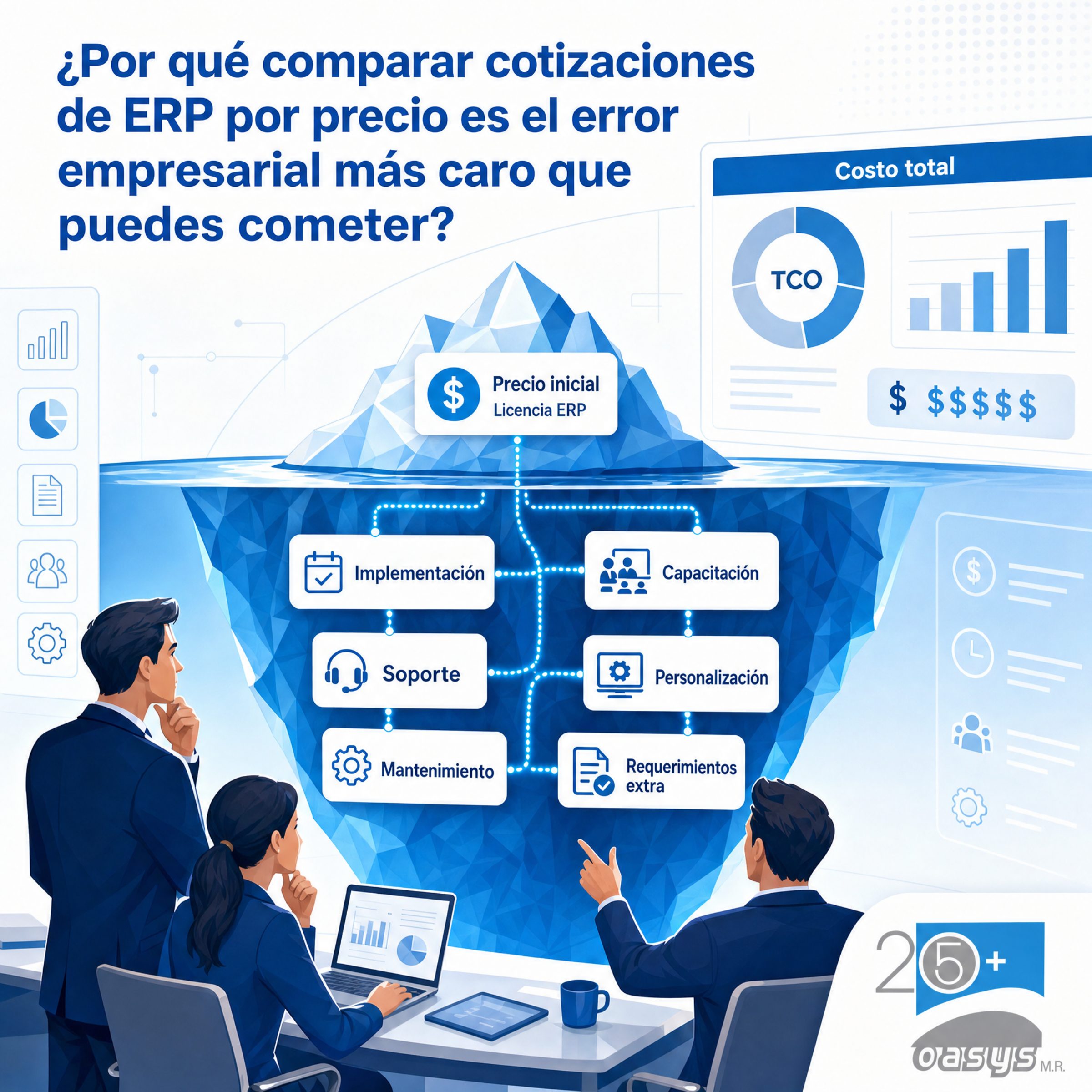 ¿Por qué comparar cotizaciones de ERP por precio es el error empresarial más caro que puedes cometer?